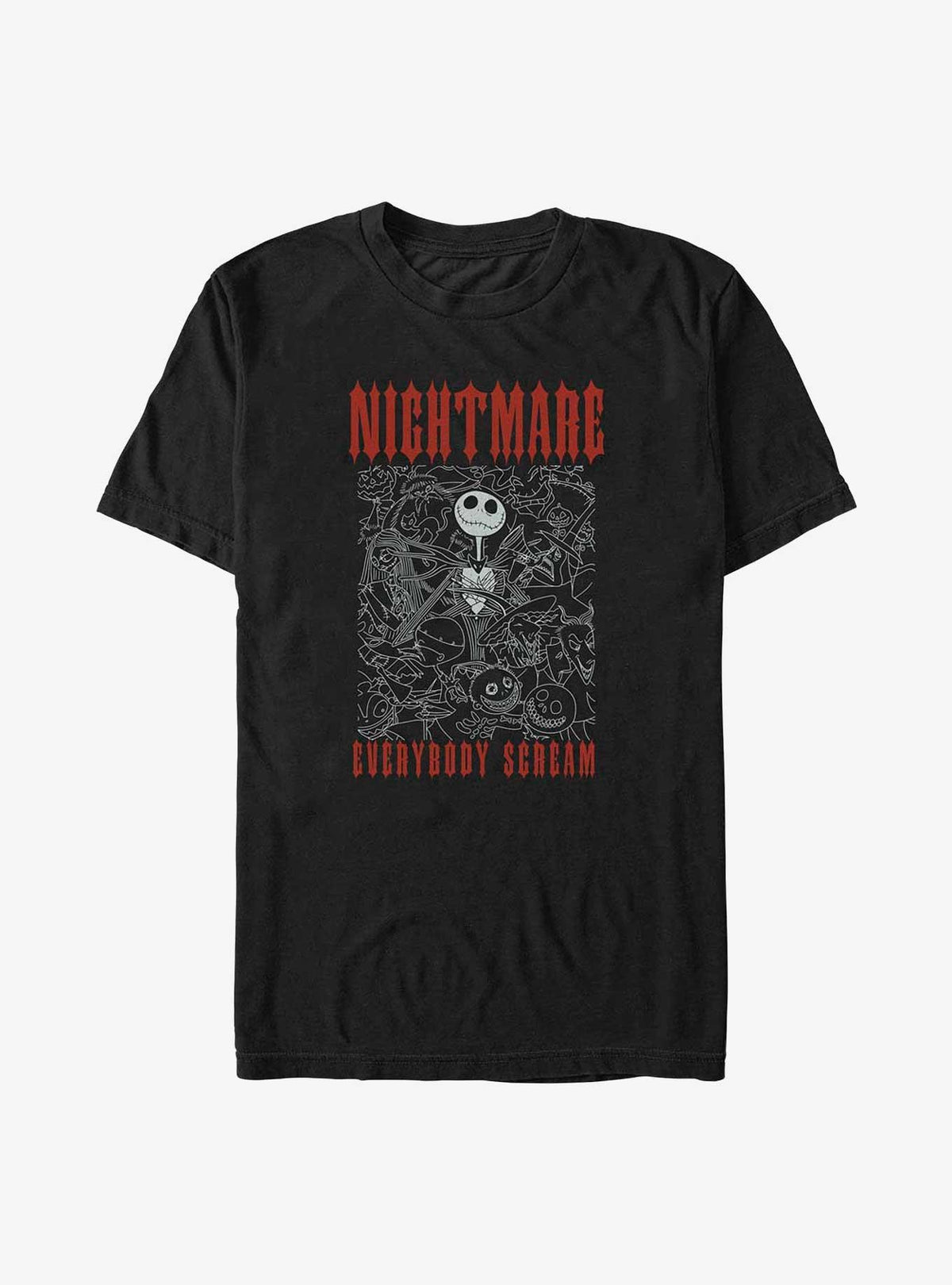 Disney The Nightmare Before Christmas Jack Everybody Scream Big & Tall T-Shirt