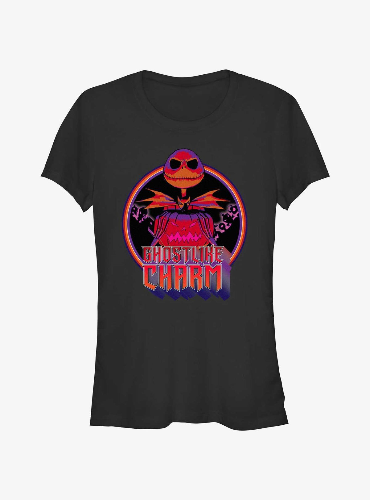Disney The Nightmare Before Christmas Ghostlike Charm Jack Skellington Girls T-Shirt