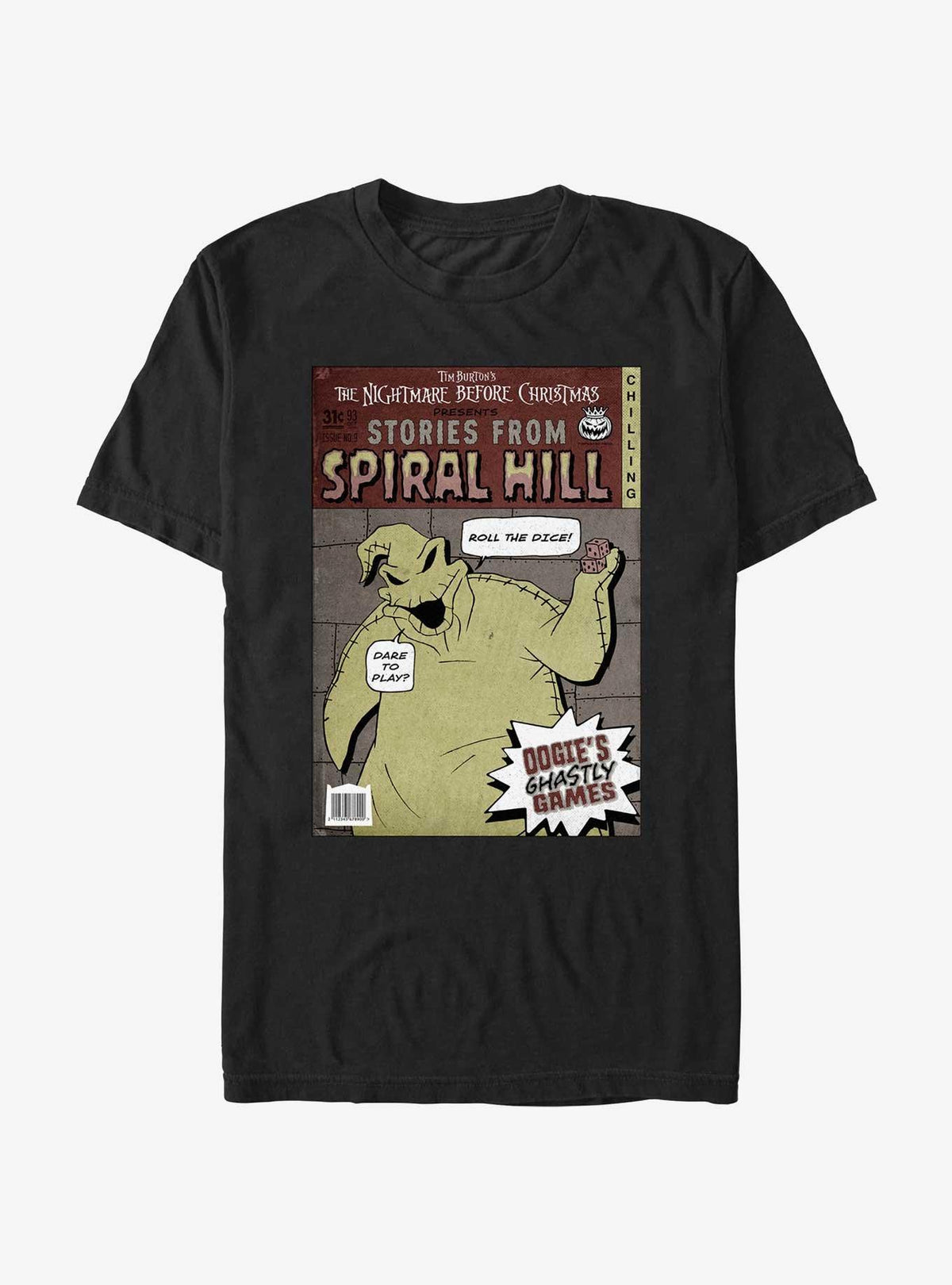 Disney The Nightmare Before Christmas Stories From Spiral Hill Oogie Boogie T-Shirt T-Shirt | Trending Design | Trending Now