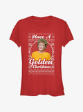 The Golden Girls Blanche Ugly Christmas Girls T-Shirt T-Shirt | Exclusive Edition | Perfect For Daily Wear