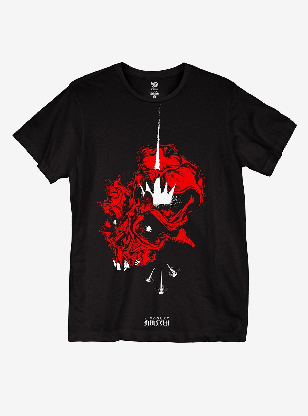 Red Skull Nails T-Shirt By King Guro T-Shirt | Exclusive Art Design | Trending Now