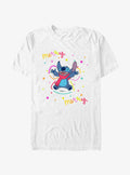 Disney Lilo Stitch Merry Merry Snow Angel T-Shirt T-Shirt | Exclusive Art Design | Great Gift Idea