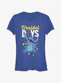 Disney Lilo Stitch Dreidel Days Girls T-Shirt T-Shirt | High-Quality Print | Top Pick For Fans