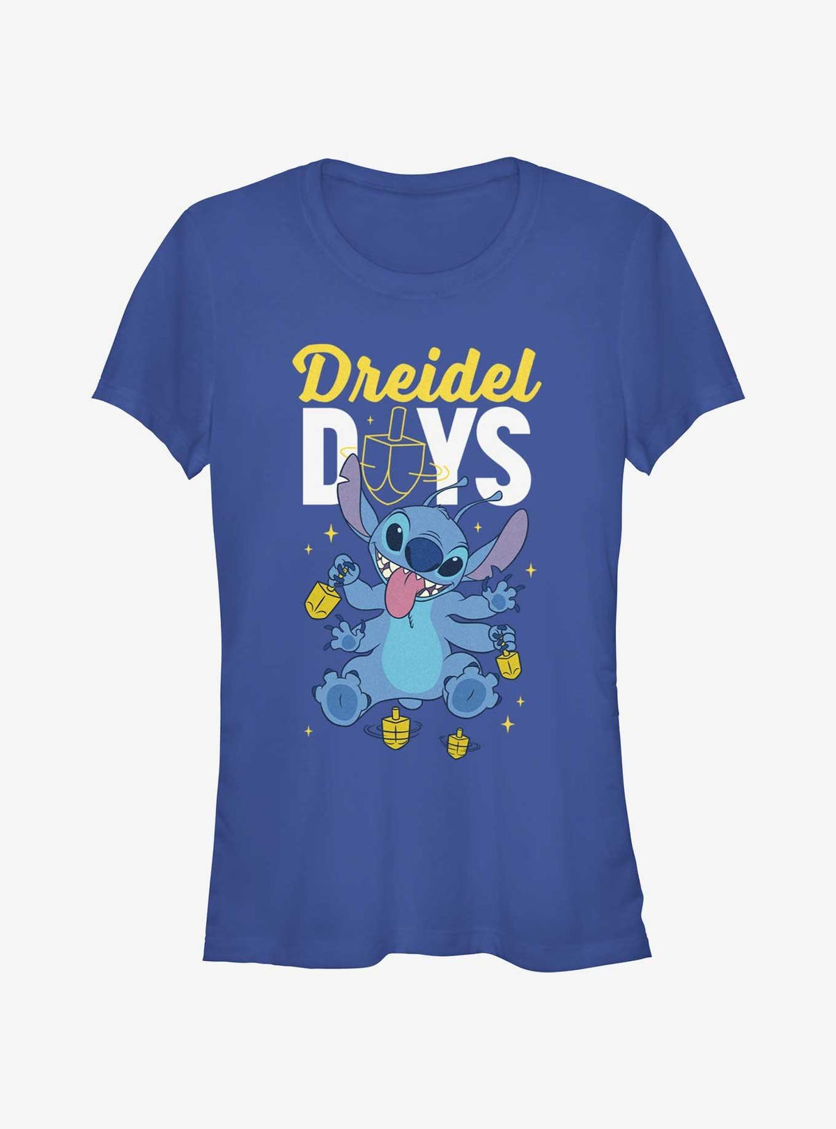 Disney Lilo Stitch Dreidel Days Girls T-Shirt T-Shirt | High-Quality Print | Top Pick For Fans