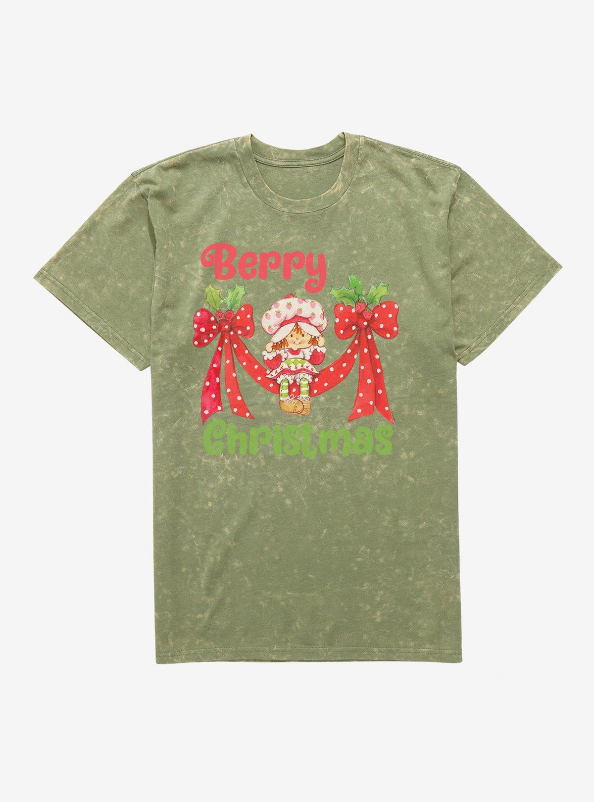 Strawberry Shortcake Berry Christmas Mineral Wash T-Shirt T-Shirt | Best-Selling Artwork | Trending Now