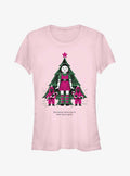 Squid Game Christmas Young-Hee Doll Knows Girls T-Shirt T-Shirt | Viral Style | Trending Now