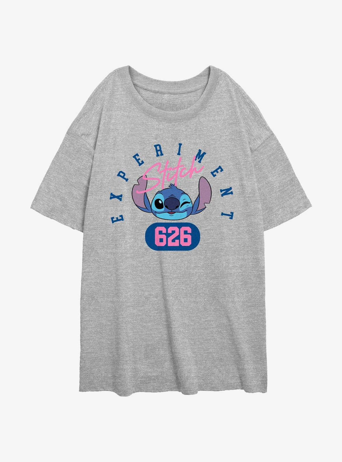 Disney Lilo Stitch Experiment 626 Girls Oversized T-Shirt T-Shirt | High-Quality Print | Trending Now