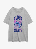 Disney Lilo Stitch Aloha State Surfer Girls Oversized T-Shirt T-Shirt | Bold Graphic Edition | High Demand Item