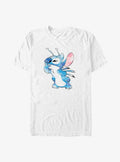 Disney Lilo Stitch Alien Watercolor T-Shirt T-Shirt | High-Quality Print | Perfect For Daily Wear