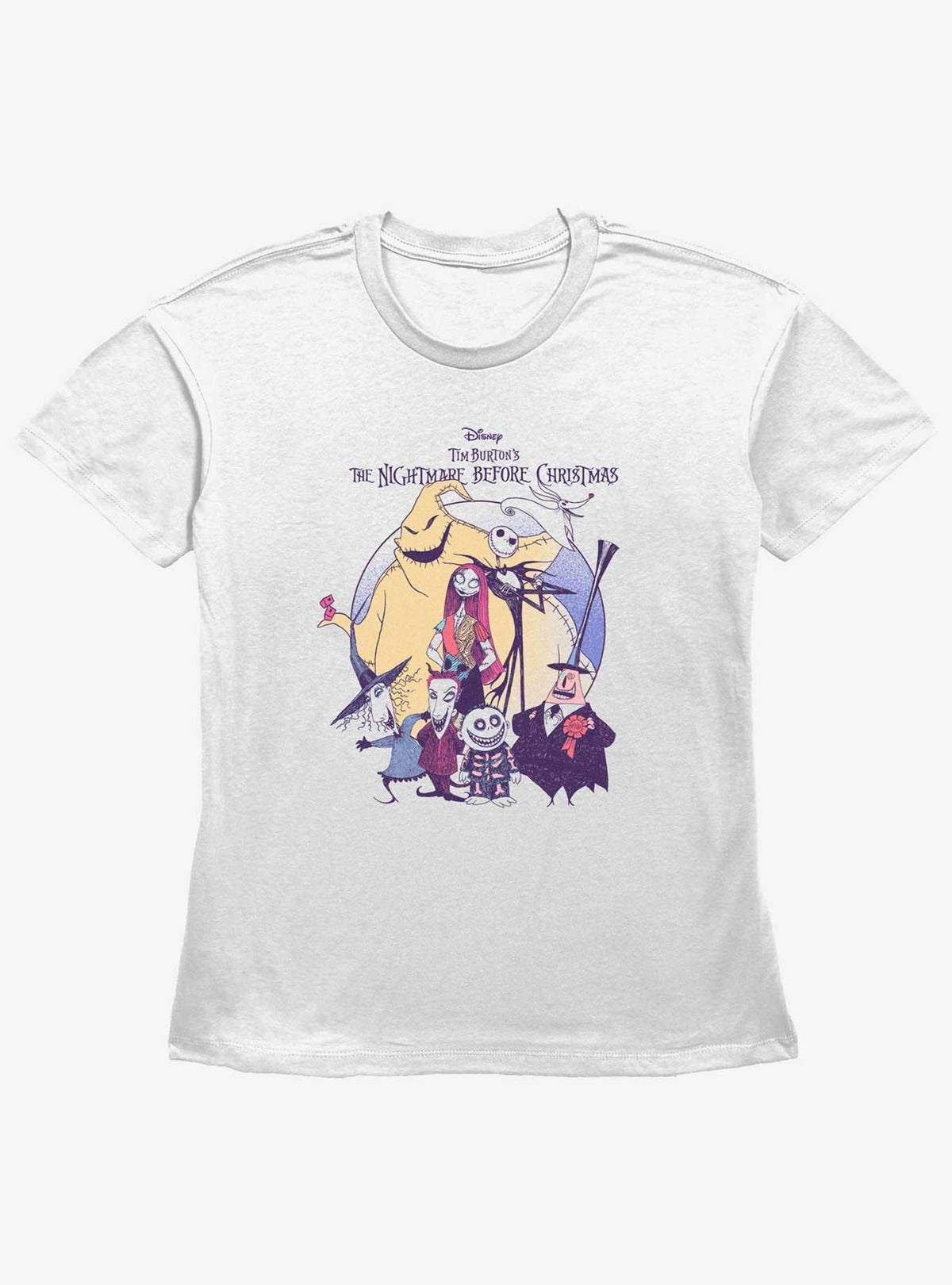 The Nightmare Before Christmas Scary Group Girls Straight Fit T-Shirt T-Shirt | Viral Style | Perfect For Daily Wear