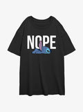 Disney Lilo Stitch Nope Stitch Girls Oversized T-Shirt T-Shirt | Vintage Graphic Vibe | Must-Have Style