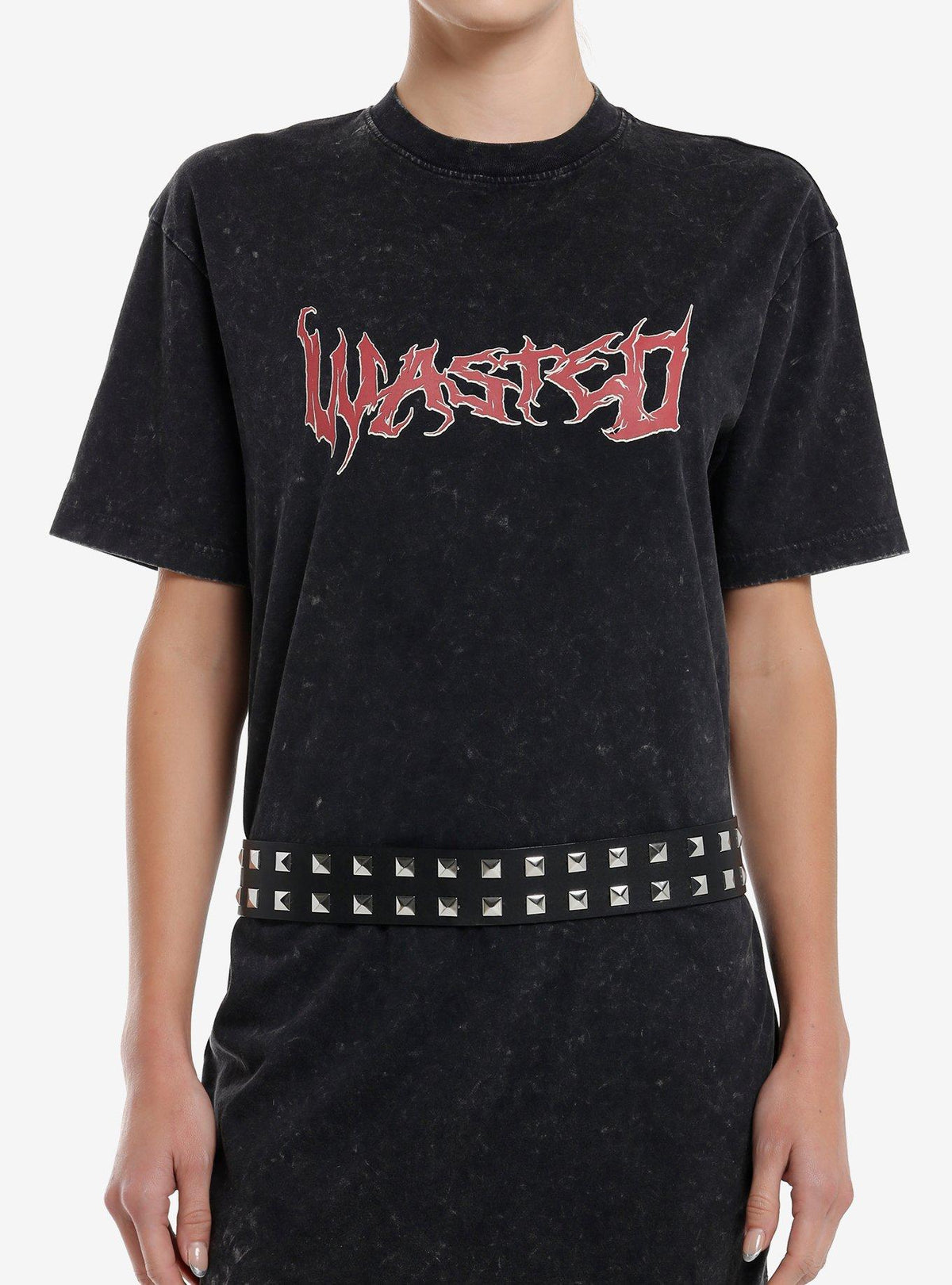 Social Collision Wasted Dark Wash Girls Oversized T-Shirt | Premium Unisex T-Shirt, Trending Graphic Tee