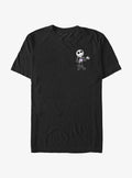 The Nightmare Before Christmas Skellington Bobble Pocket T-Shirt