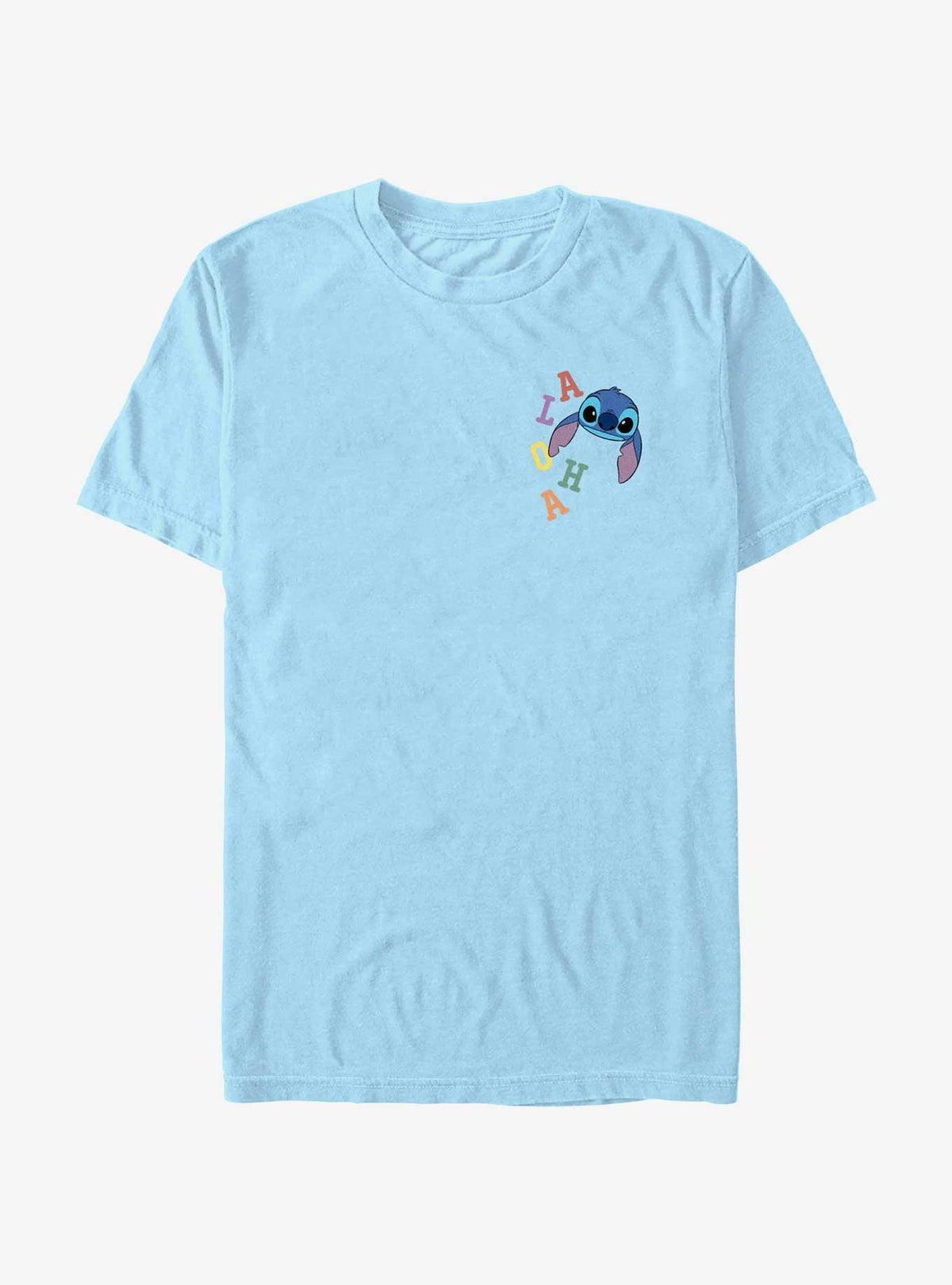 Disney Lilo Stitch Colorful Aloha Pocket T-Shirt T-Shirt | Top Trending Artwork | Perfect For Daily Wear