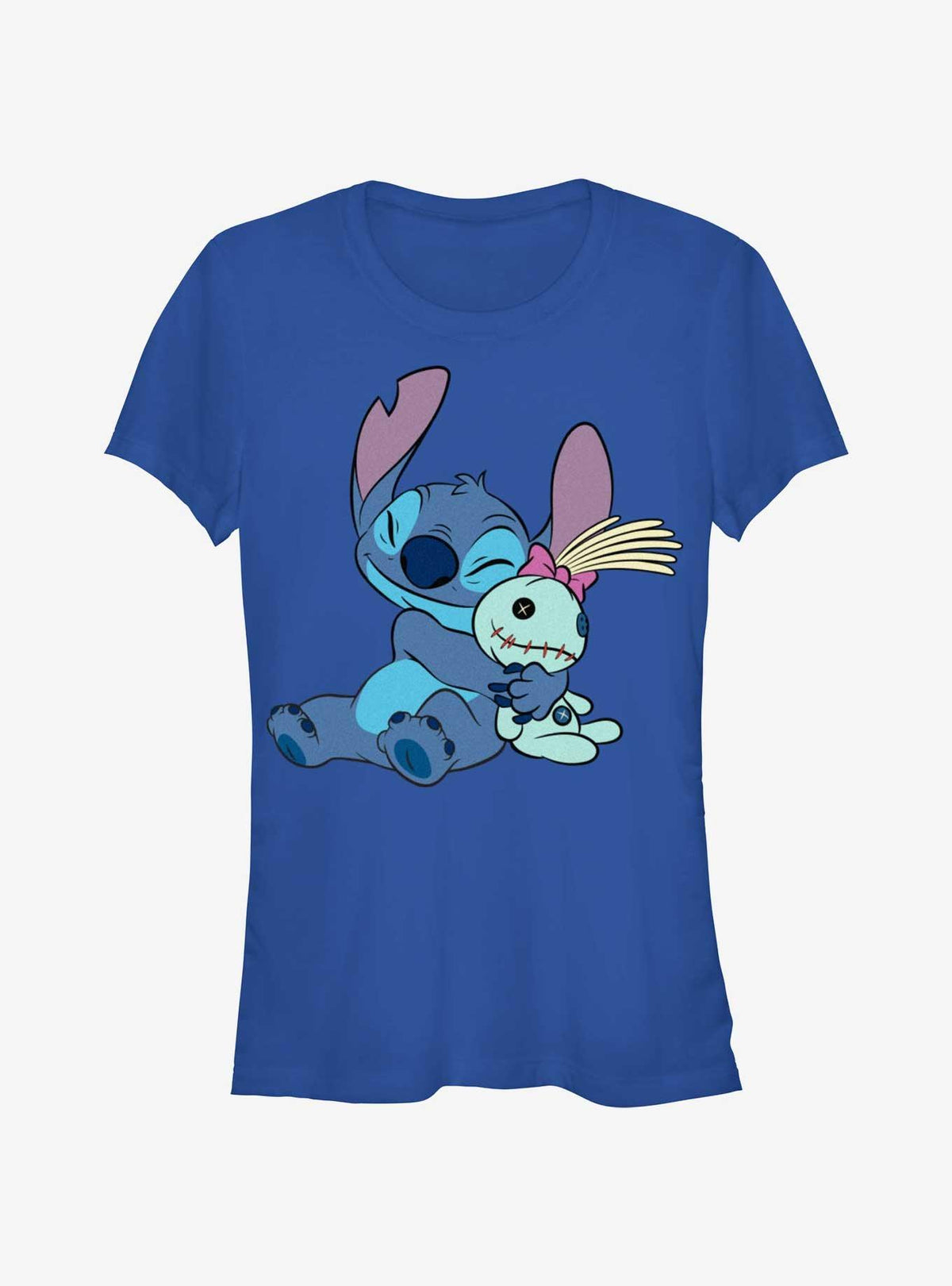 Disney Lilo Stitch Hugging Scrump Girls T-Shirt T-Shirt | Best-Selling Design | Perfect For Daily Wear