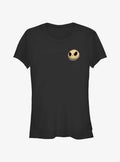 The Nightmare Before Christmas Comic Jack Face Pocket Girls T-Shirt T-Shirt | Viral Style | Great Gift Idea