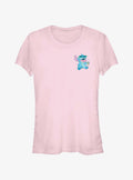 Disney Lilo Stitch Ice Cream Pocket Girls T-Shirt T-Shirt | Trending Design | Great Gift Idea