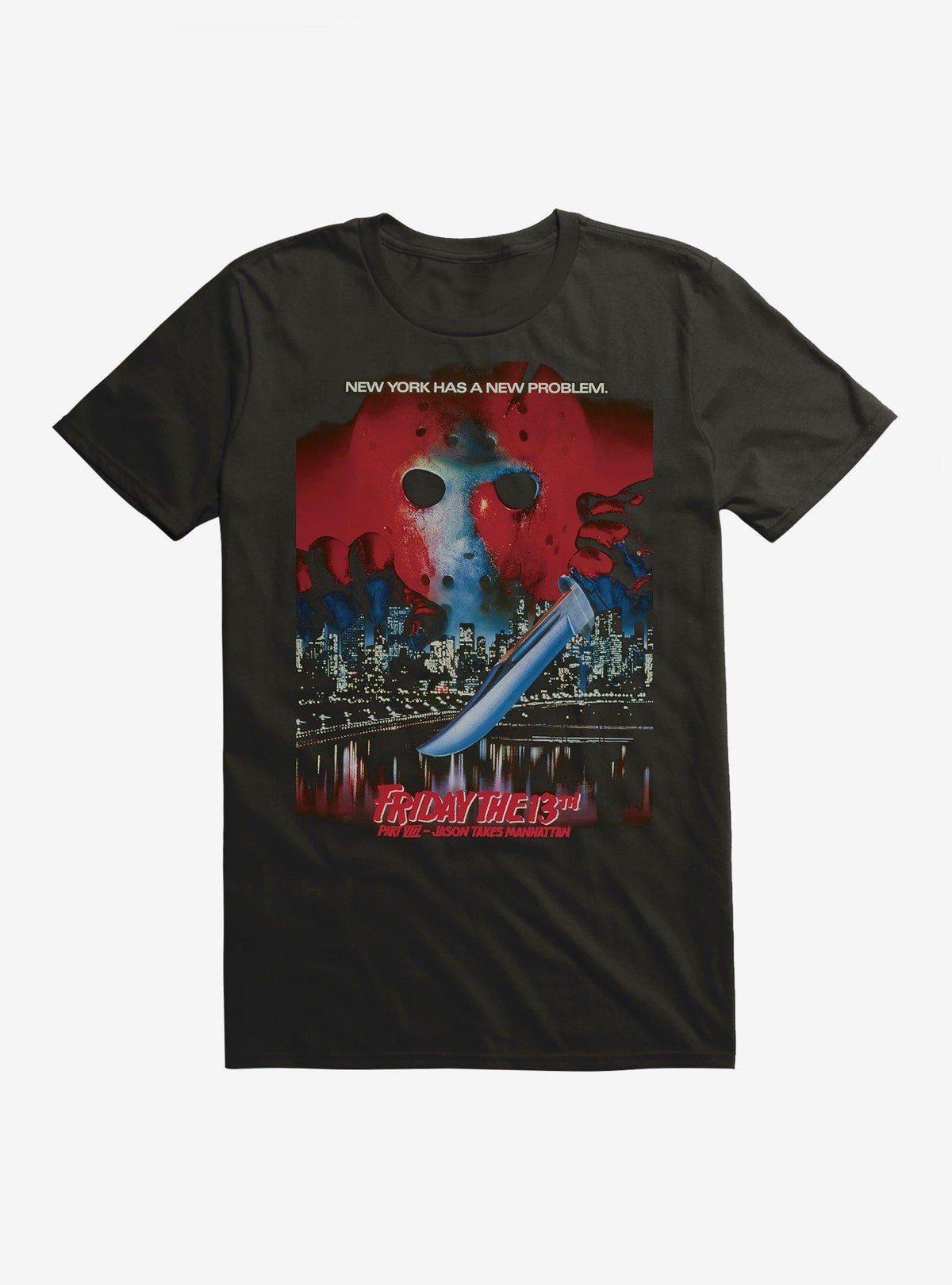 Friday The 13th Part VIII Jason Takes Manhattan Poster T-Shirt | Premium Unisex T-Shirt, Trending Graphic Tee
