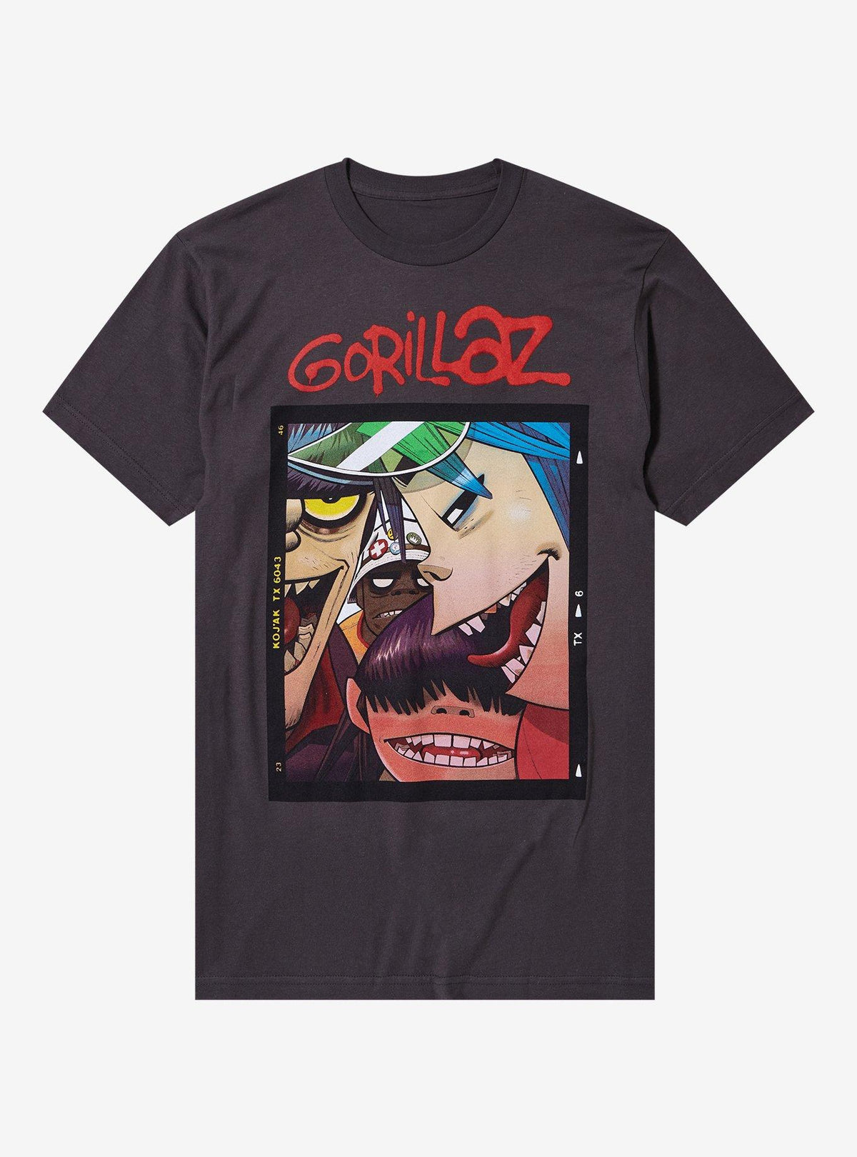 Gorillaz Photo Booth Group Portrait T Shirt