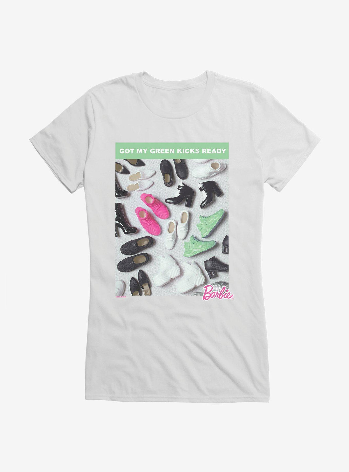 Barbie St Patrick's Day Green Kicks Girls T-Shirt | Premium Unisex T-Shirt, Trending Graphic Tee