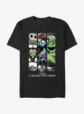 The Nightmare Before Christmas Group Grid T-Shirt