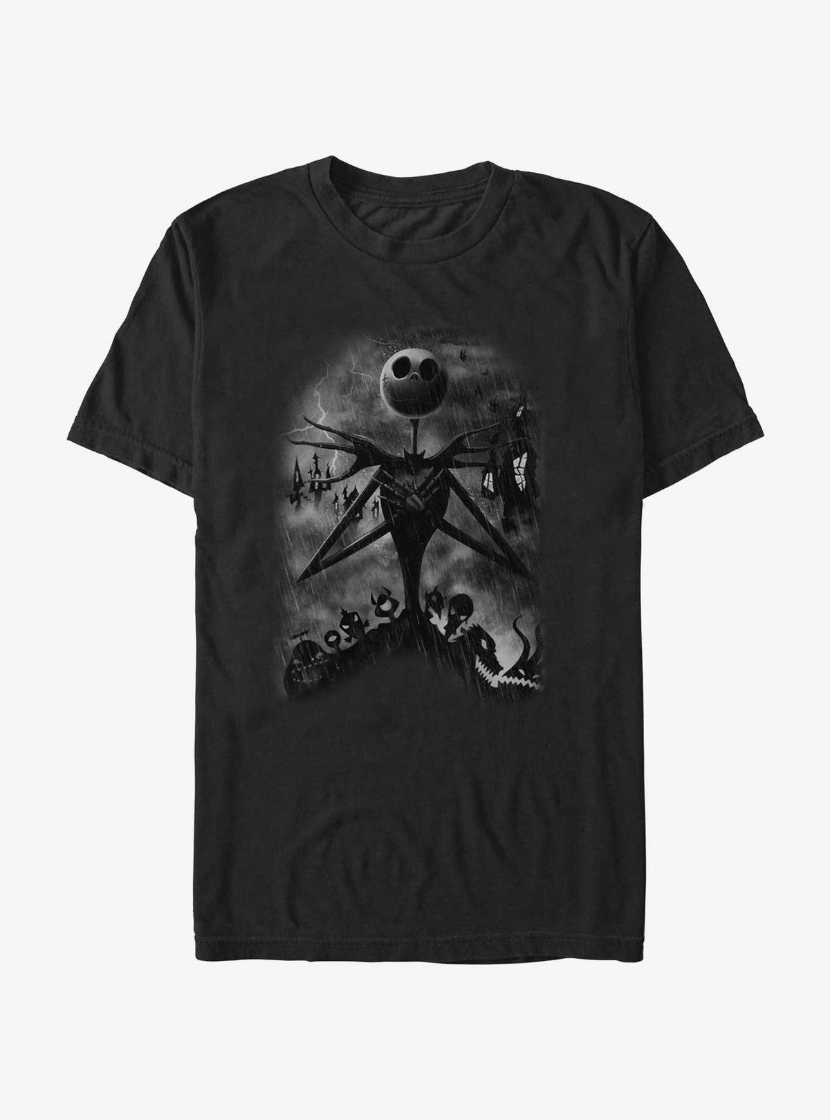 The Nightmare Before Christmas Jack Thunderstorm T-Shirt T-Shirt | Aesthetic Graphic | High Demand Item