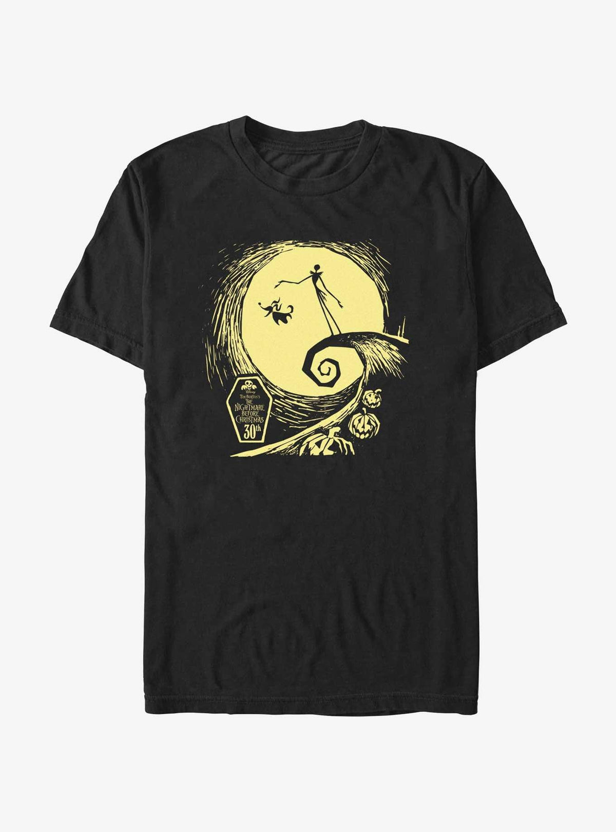The Nightmare Before Christmas 30th Anniversary Jack Zero Moon T-Shirt T-Shirt | Streetwear Vibe | Great Gift Idea