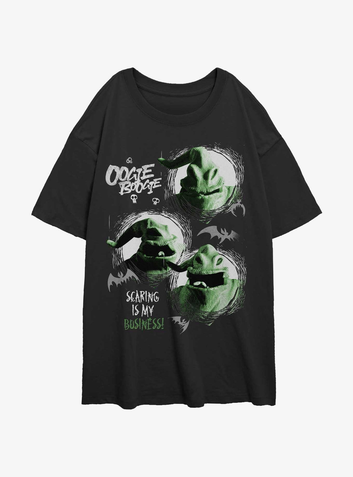 The Nightmare Before Christmas The Oogie Boogie Girls Oversized T-Shirt T-Shirt | Best-Selling Artwork | Top Pick For Fans
