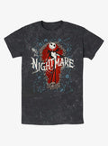 The Nightmare Before Christmas Jack Bone Coffin Mineral Wash T-Shirt T-Shirt | High-Quality Print | Top Pick For Fans
