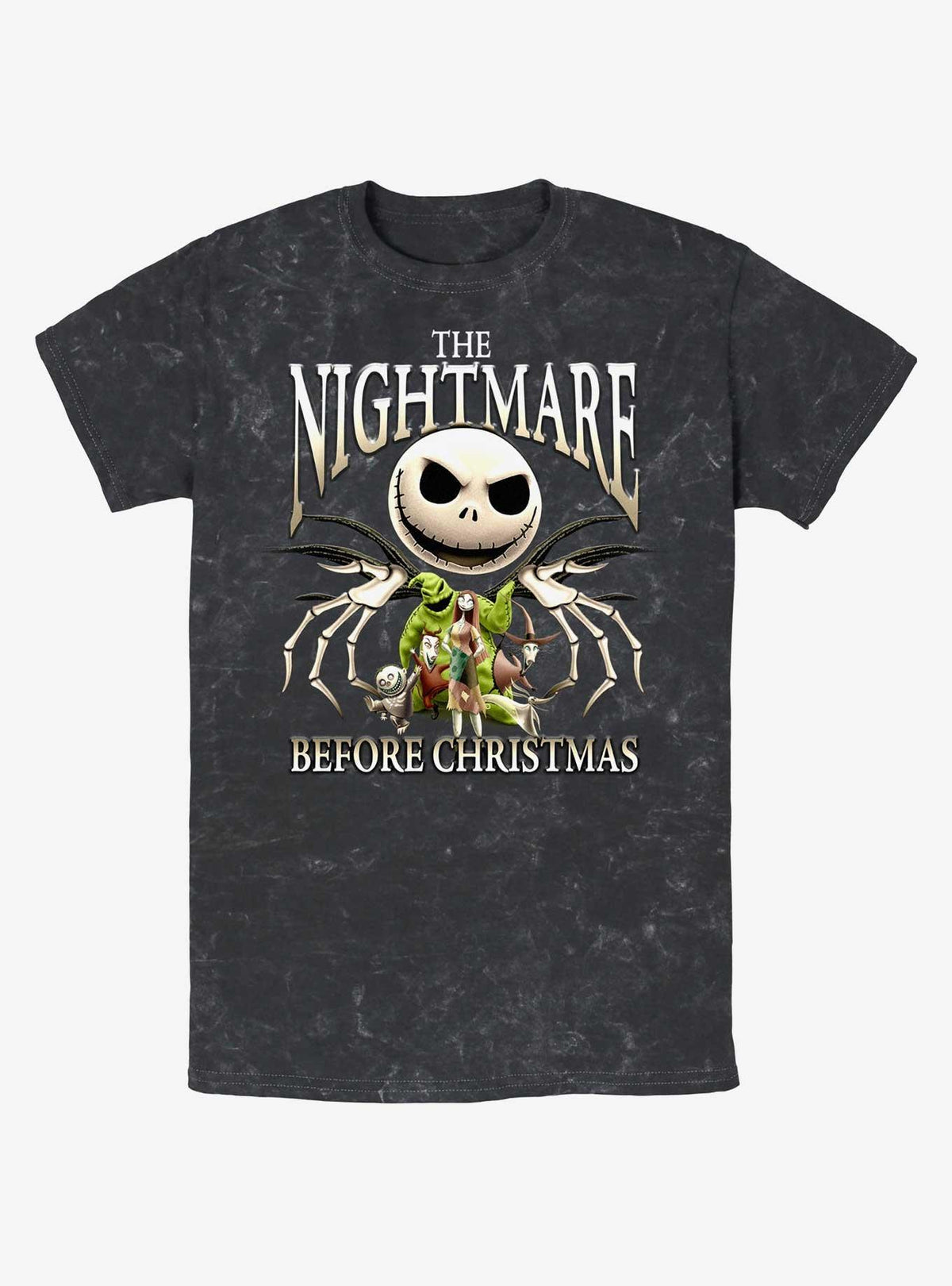 The Nightmare Before Christmas Jack's A Nightmare Mineral Wash T-Shirt T-Shirt | Aesthetic Graphic | High Demand Item