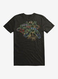 Teenage Mutant Ninja Turtles Neon Chalk Making Faces T-Shirt | Premium Unisex T-Shirt, Trending Graphic Tee