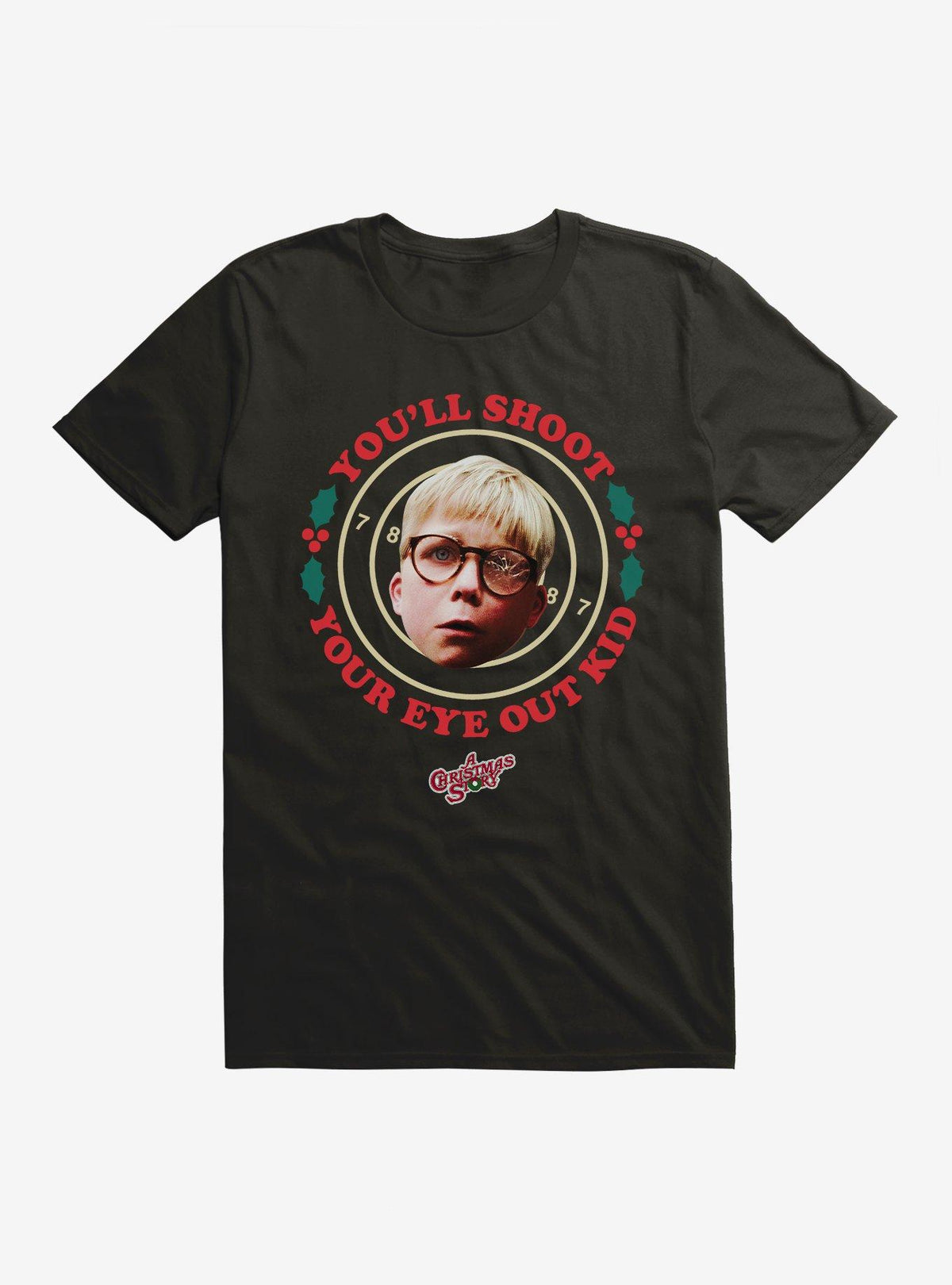 A Christmas Story Shoot Your Eye Out T-Shirt T-Shirt | Aesthetic Graphic | Must-Have Style