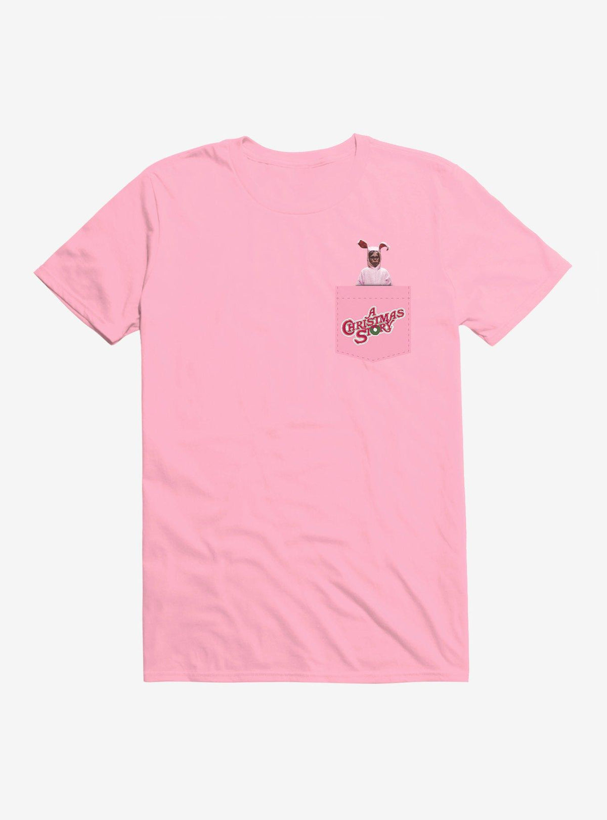 A Christmas Story Deranged Bunny Faux Pocket T-Shirt T-Shirt | Streetwear Vibe | Great Gift Idea