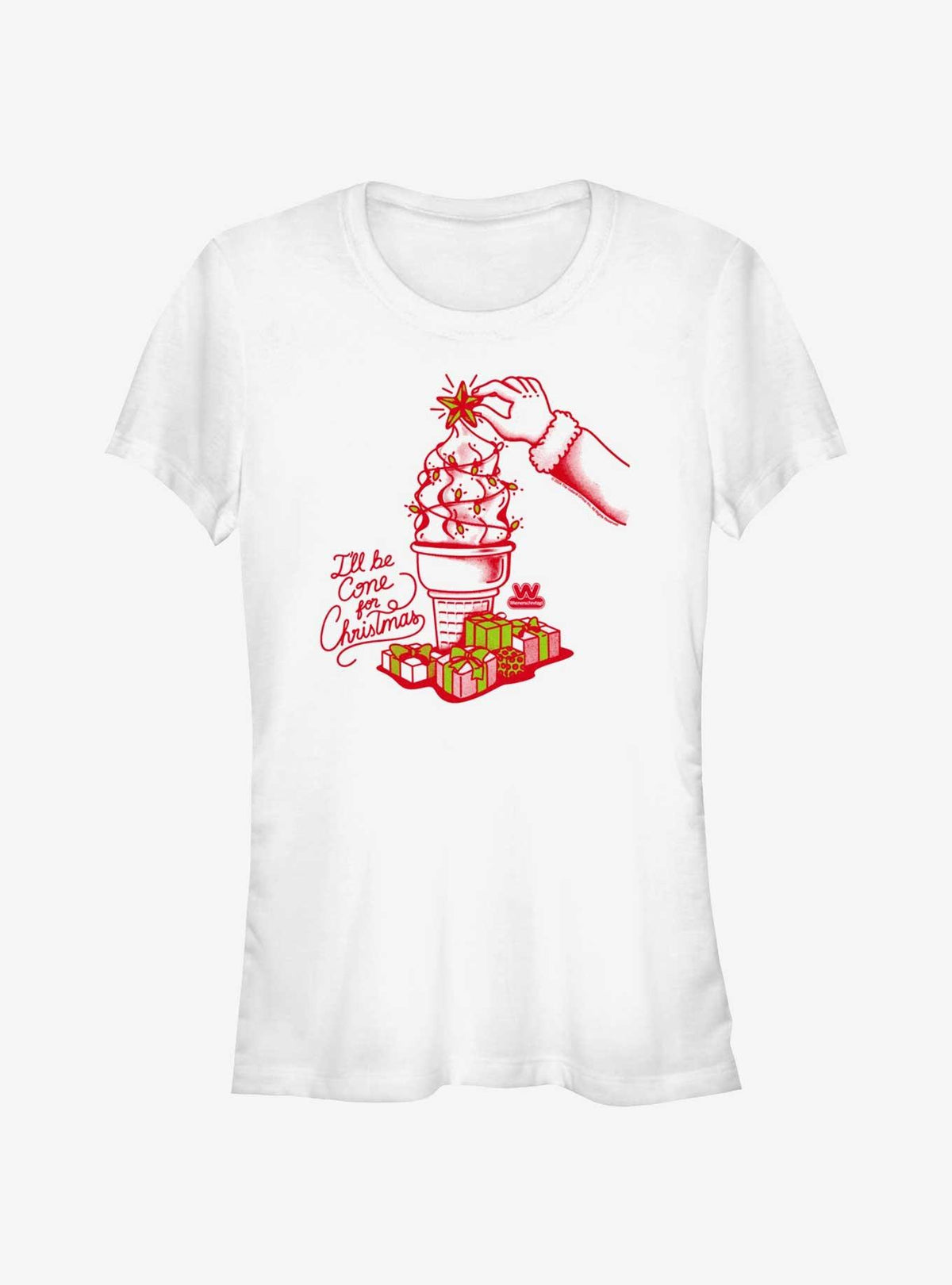 Wienerschnitzel Christmas Cone Girls T-Shirt T-Shirt | Trending Design | Must-Have Style
