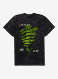 Jurassic Park T-Rex Bite Marks Mineral Wash T-Shirt | Premium Unisex T-Shirt, Trending Graphic Tee
