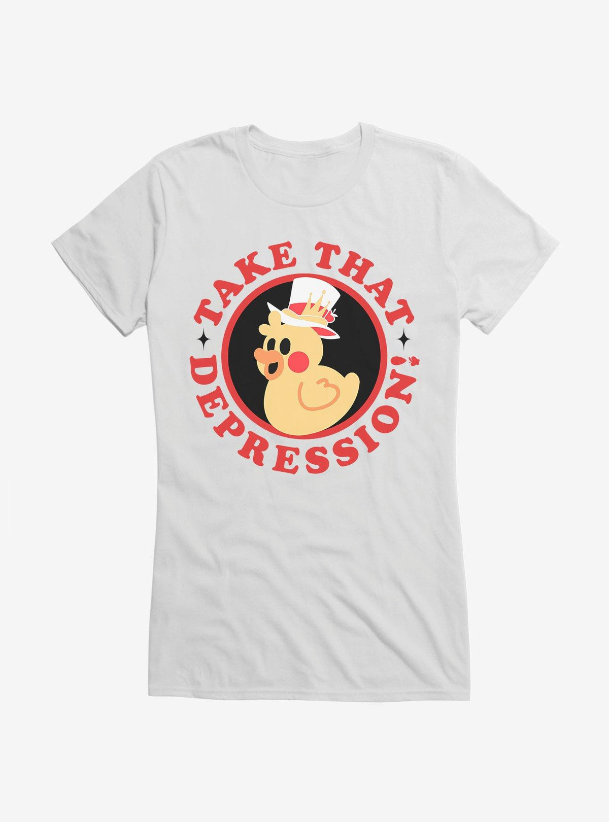 Hazbin Hotel Take That Depression Girls T-Shirt | Premium Unisex T-Shirt, Trending Graphic Tee