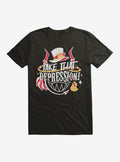 Hazbin Hotel Lucifer Take That Depression T-Shirt | Premium Unisex T-Shirt, Trending Graphic Tee