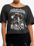 Sonic Hedgehog Shadow Girls Off Shoulder T Shirt