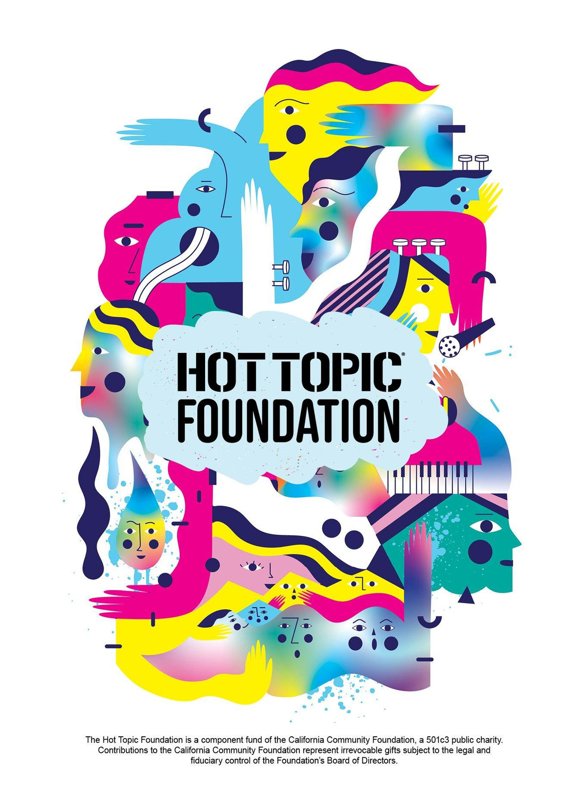 Hot Topic Foundation Donation T-Shirt | Aesthetic Graphic | Must-Have Style