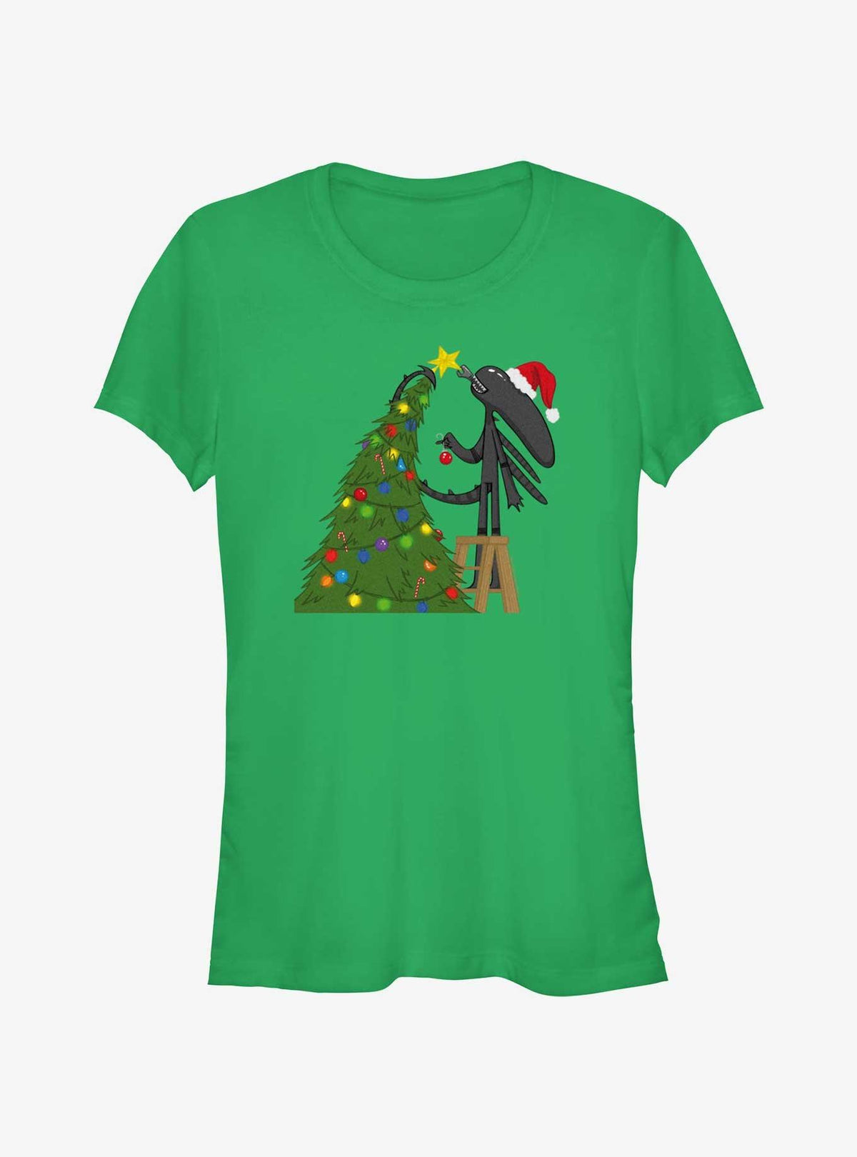 Alien Christmas Ready Girls T-Shirt T-Shirt | Premium Graphic | Trending Now