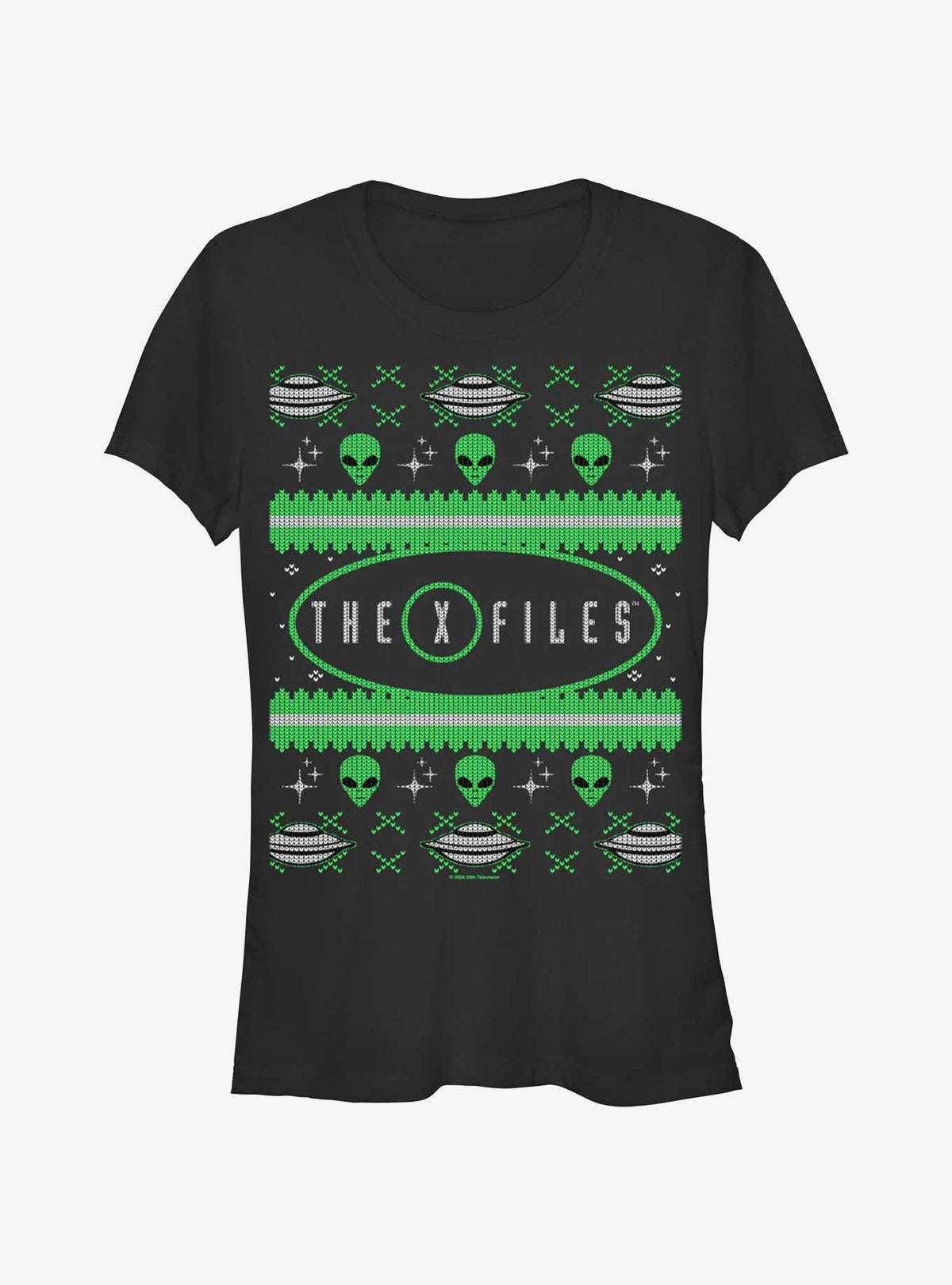 The X-Files Ugly Christmas Girls T-Shirt T-Shirt | Viral Style | Great Gift Idea