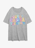 Disney Lilo Stitch Ohana Vacation Girls Oversized T-Shirt T-Shirt | Premium Graphic | Top Pick For Fans