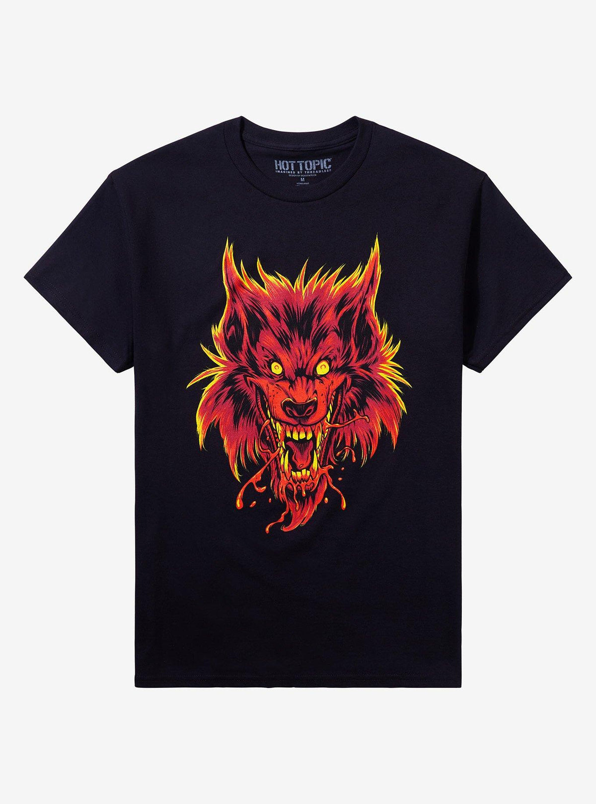 Snarling Werewolf T-Shirt By Beastwreck | Premium Unisex T-Shirt, Trending Graphic Tee