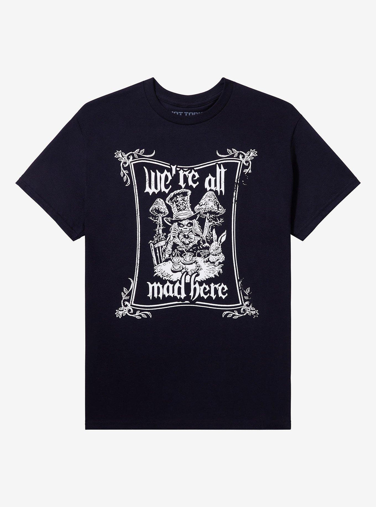 Skeleton Mad Hatter Frame T-Shirt T-Shirt | Fan Favorite Style | Great Gift Idea