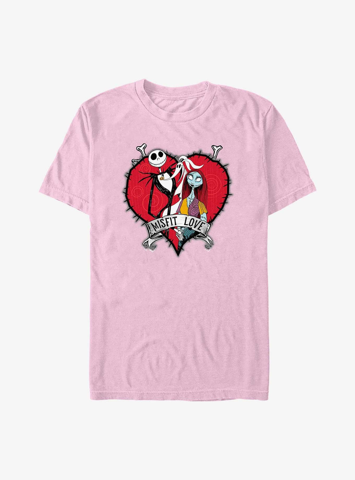 The Nightmare Before Christmas Jack & Sally Misfit Love Garment Dye T-Shirt