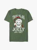 The Nightmare Before Christmas Jolly Santa Jack Garment Dye T-Shirt T-Shirt | Best-Selling Artwork | High Demand Item