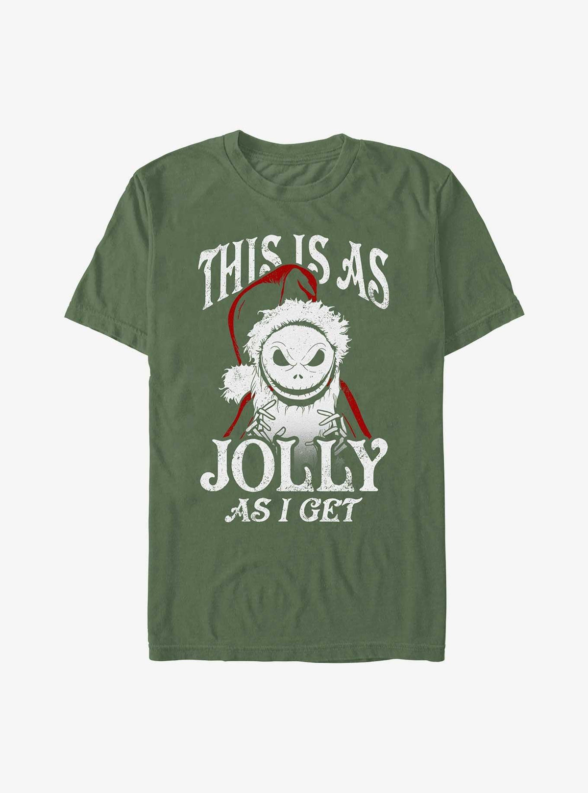 The Nightmare Before Christmas Jolly Santa Jack Garment Dye T-Shirt T-Shirt | Best-Selling Artwork | High Demand Item