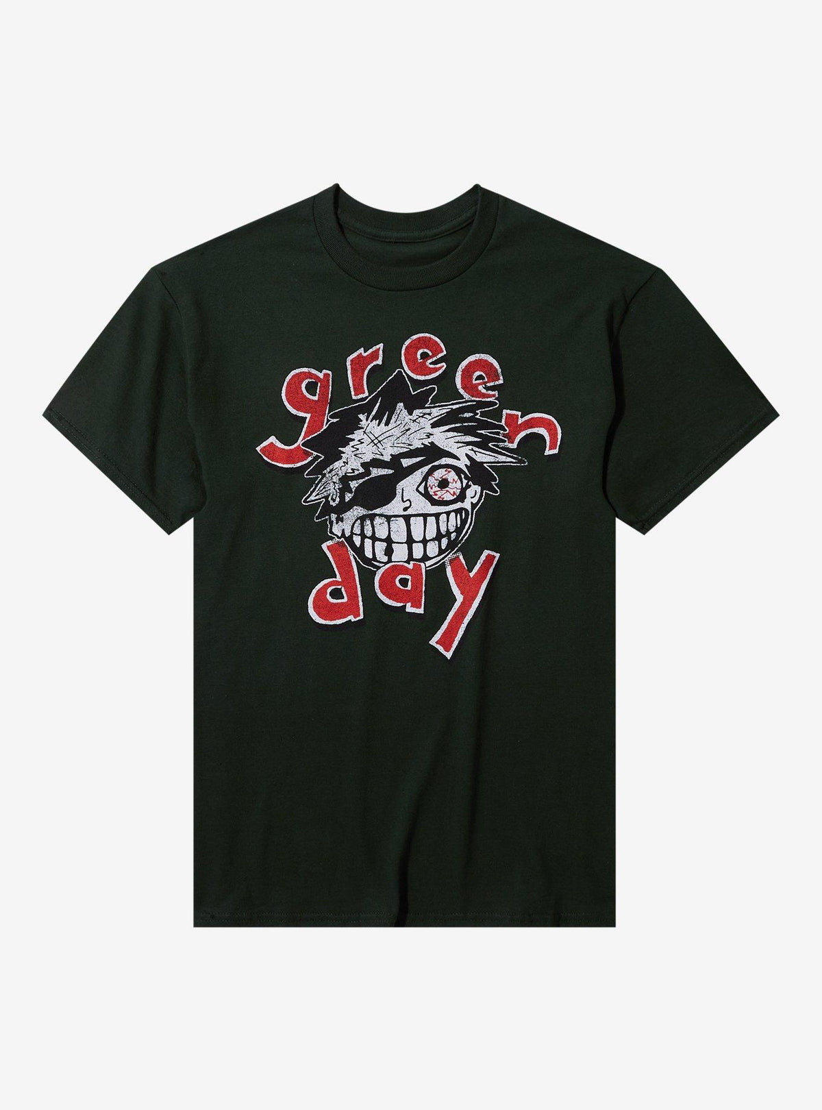 Green Day Eye Patch Grin T Shirt