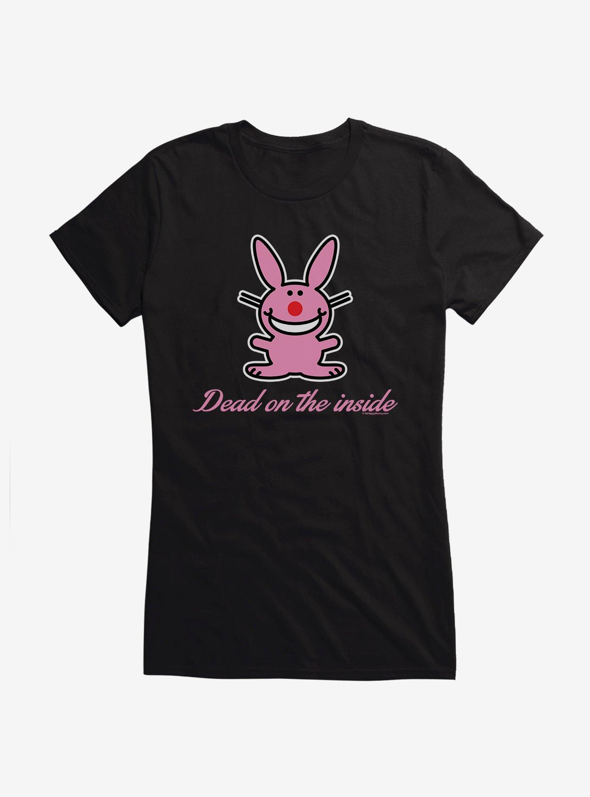 It's Happy Bunny Dead Inside Girls T-Shirt | Premium Unisex T-Shirt, Trending Graphic Tee