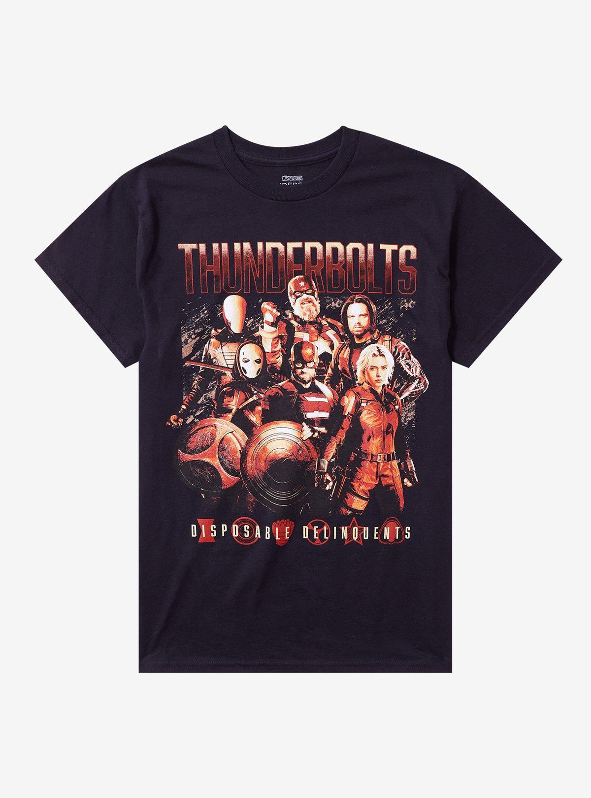 Marvel Thunderbolts Group Lineup T-Shirt | Premium Unisex T-Shirt, Trending Graphic Tee